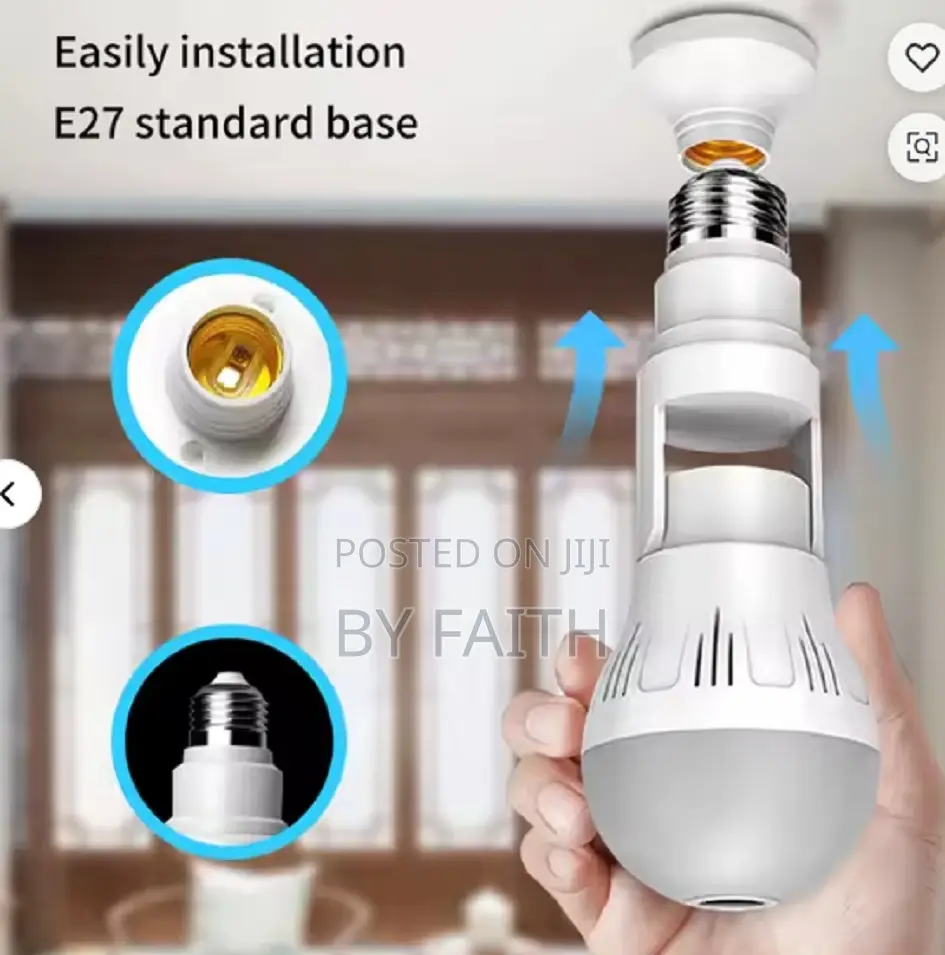 Desirable 1080p Wireless Ip Panoramic Camera Bulb