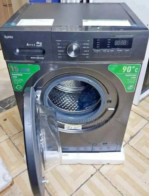 Syinix 8kg Front Load Fully Automatic Washing Machine - main view