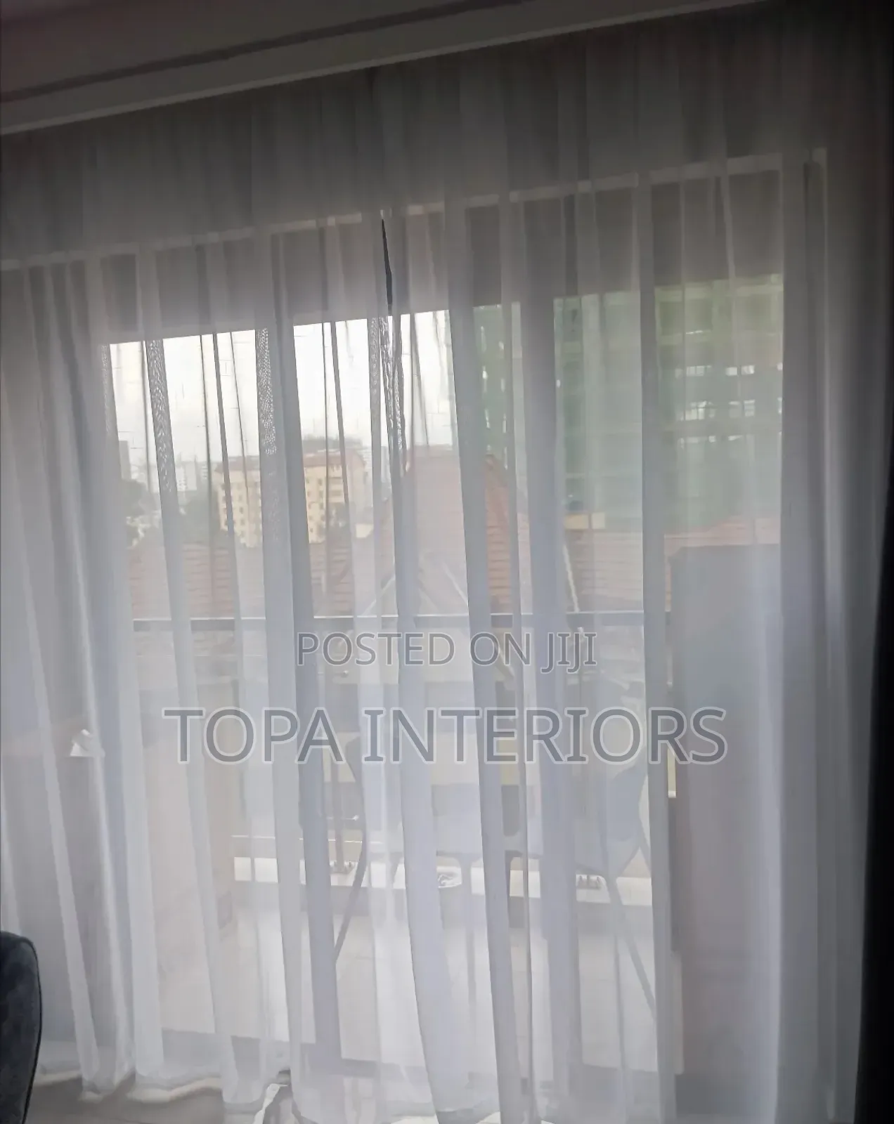 Plain White Door Sheer Curtains That Allow Light In