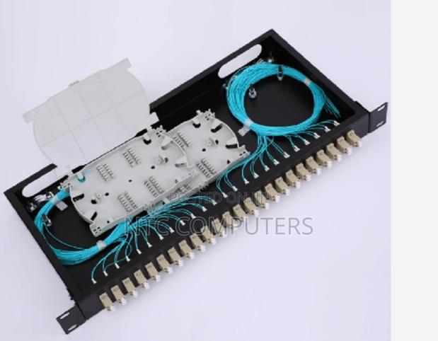 Odf 48 Port With Lc/Upc Duplex Mm Adapter And Pigtails Om3