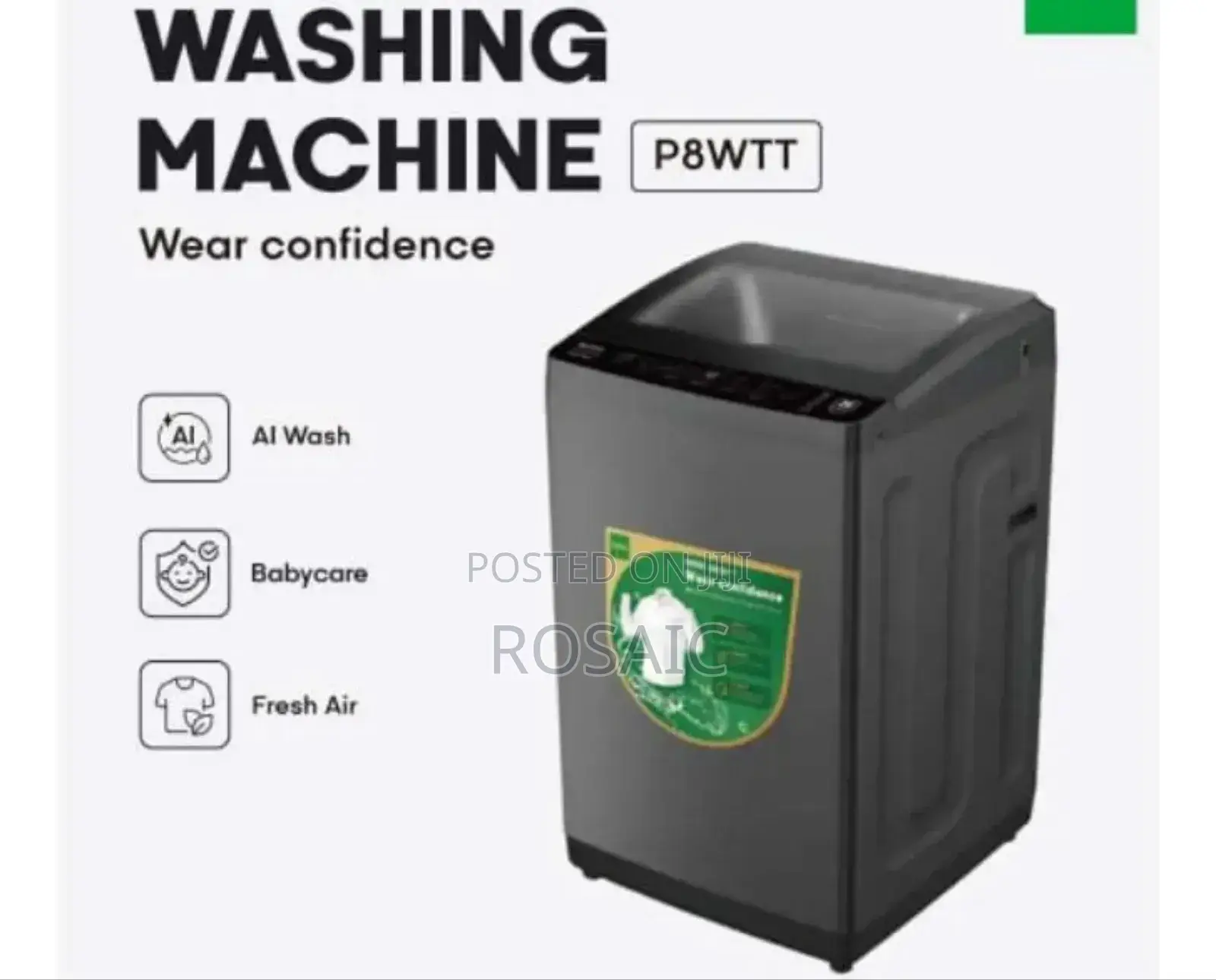 8kg Syinix Topload Full Automatic