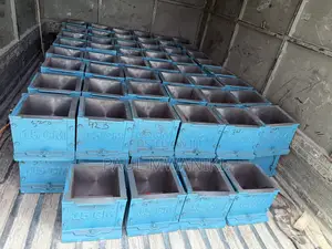 15cm X 15cm Cast Iron Concrete Cube Moulds – Heavy Duty –