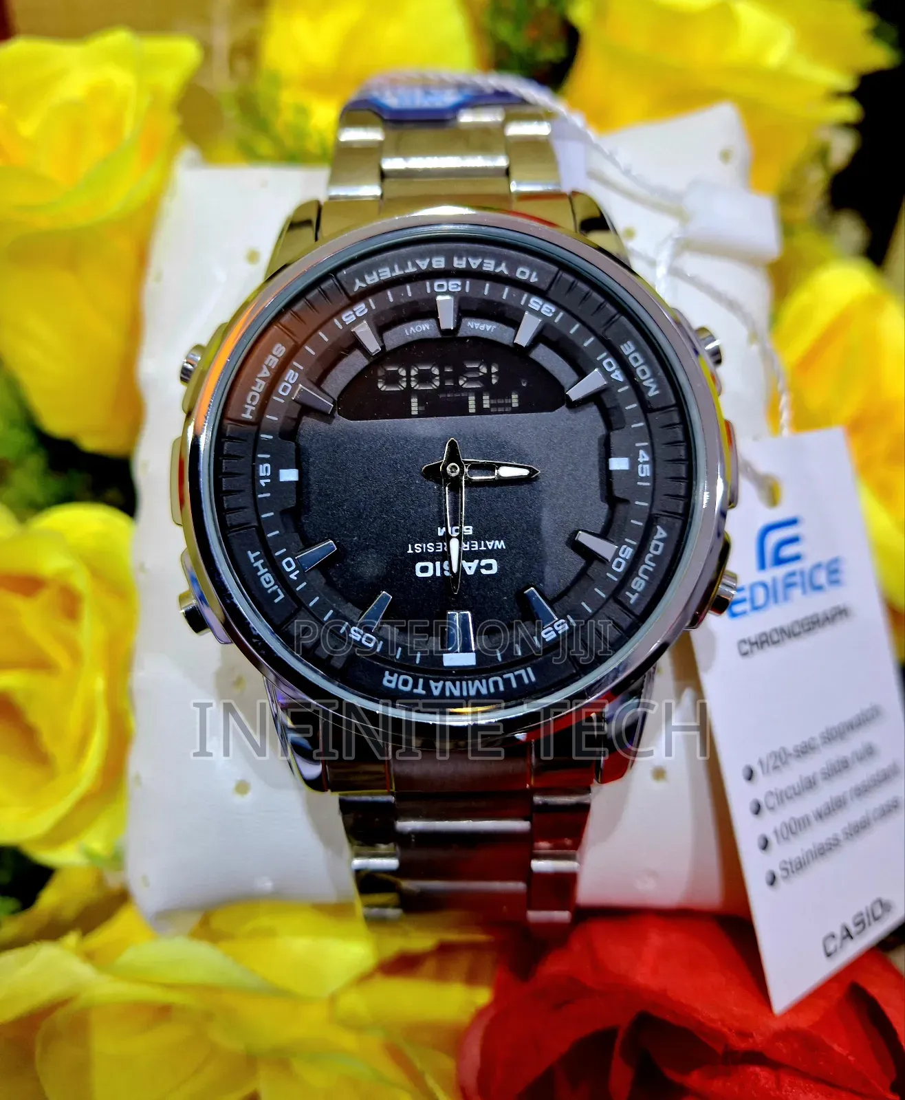 Casio General Amw-880d-2a1v Silver Stainless Steel Men Watch