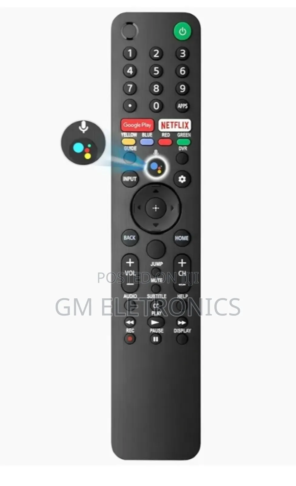 Sony RMF-Tx500u Smart Tv Remote XBR/Kd/Xr Series X800h X950g
