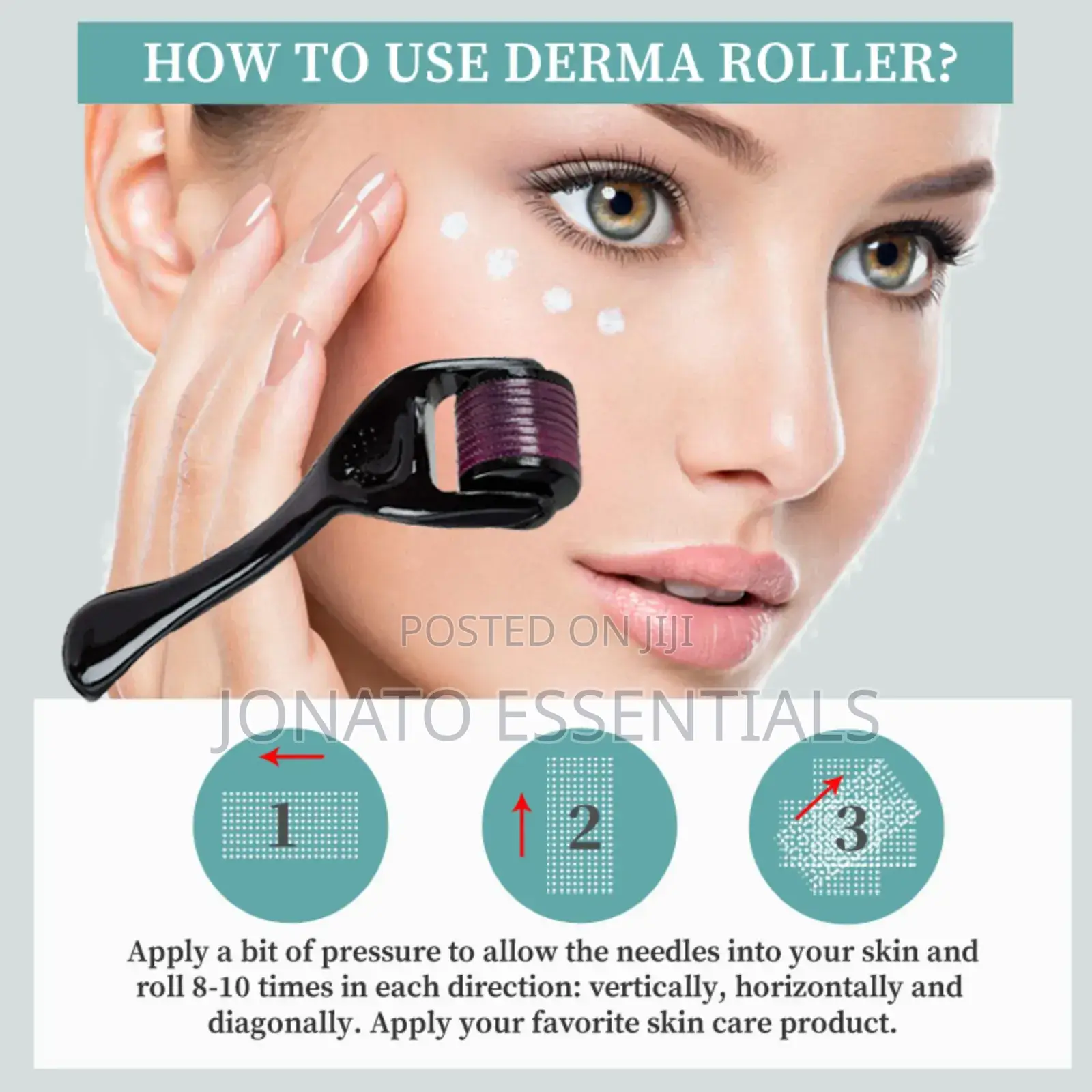 Derma Roller Microneedling Kit for Acne Scars Anti-Aging