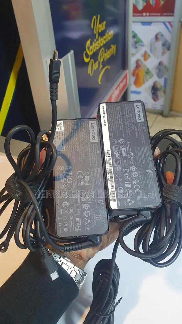 Orginal Type C Lenovo Charger With 6 Months Warranty - thumbnail 2