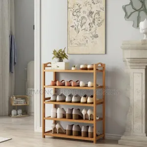 Bamboo Shoe Rack 5 Layer