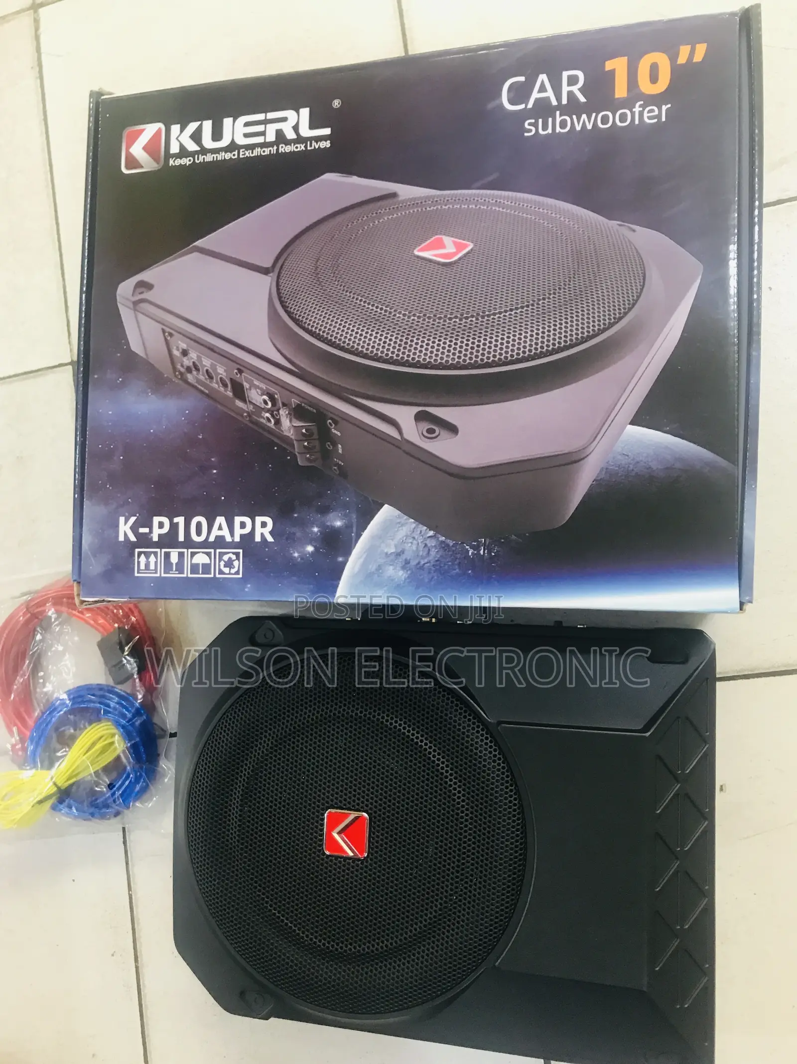 Kuerl Under Seat Subwoofer. 10” Inches