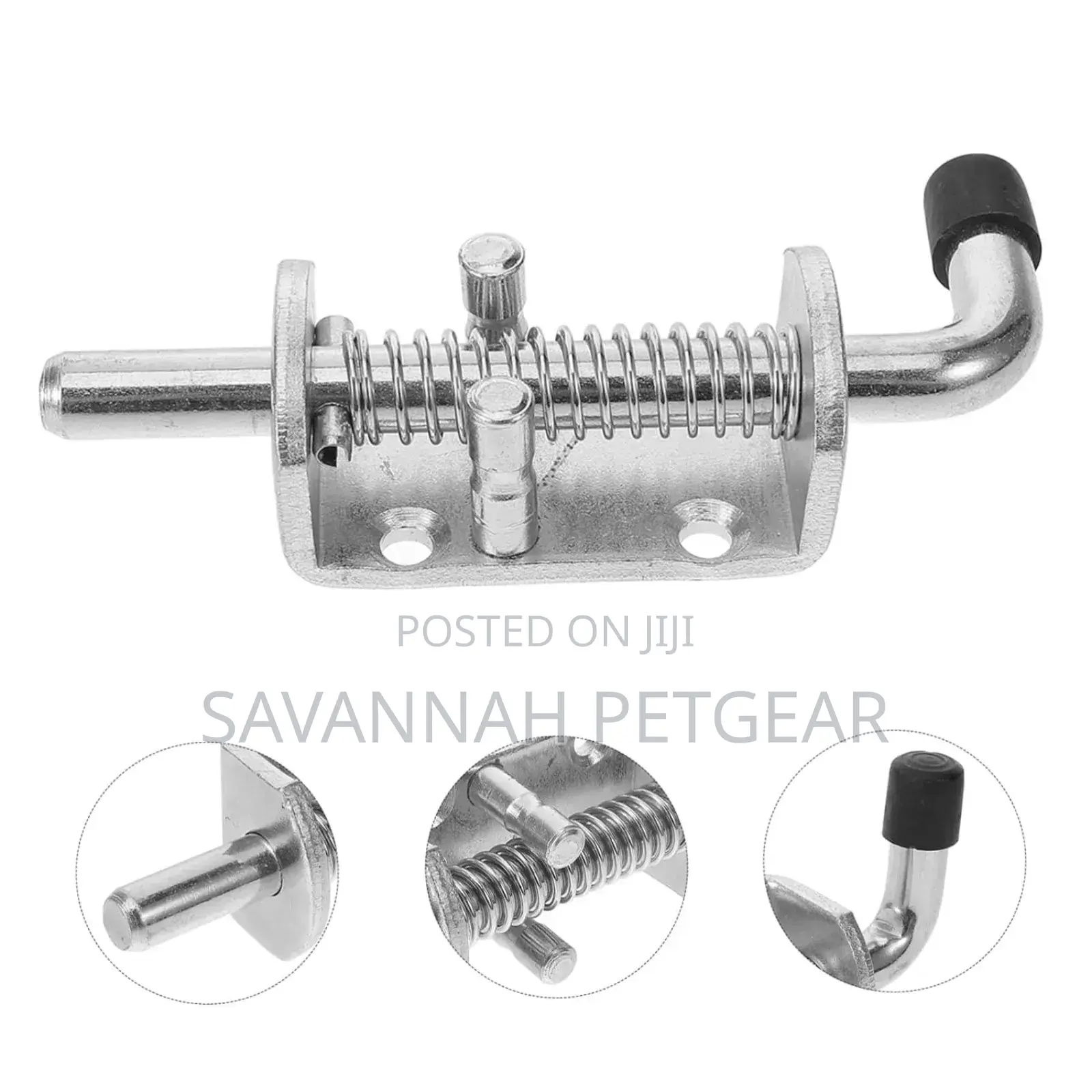 Door Bolt for Trailer, Spring Latch, Door Lock, Galvanised