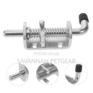 Door Bolt for Trailer, Spring Latch, Door Lock, Galvanised