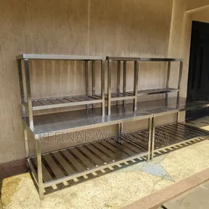 Stainless Steel Work Tables - Custom Designed Built to Fit