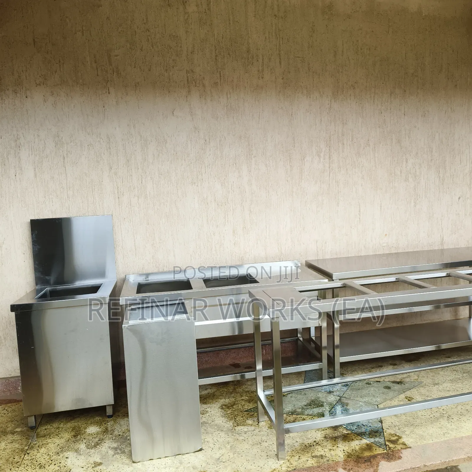 Stainless Steel Work Tables - Custom Designed Built to Fit