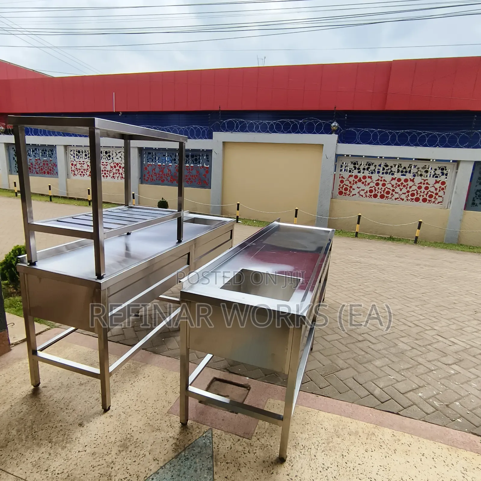 Stainless Steel Work Tables - Custom Designed Built to Fit