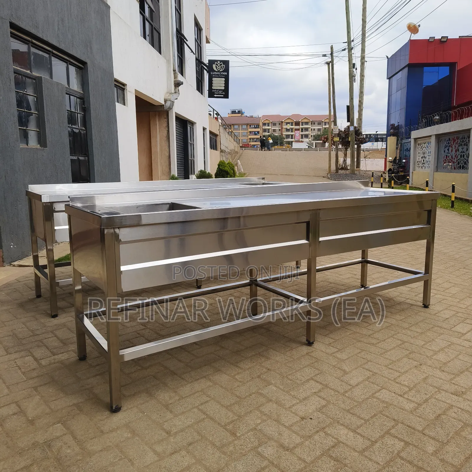 Stainless Steel Work Tables - Custom Designed Built to Fit