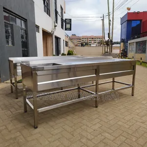 Stainless Steel Work Tables - Custom Designed Built to Fit