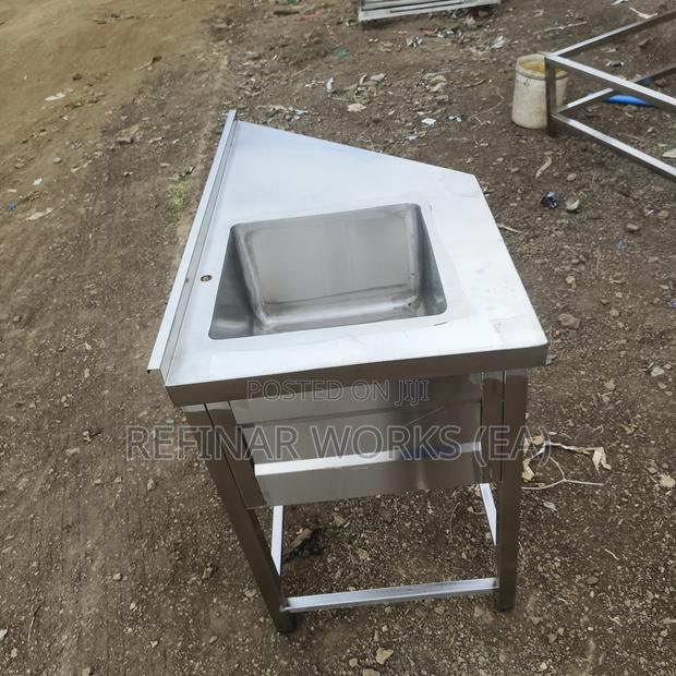 Stainless Steel Work Tables - Custom Designed Built to Fit - thumbnail 6