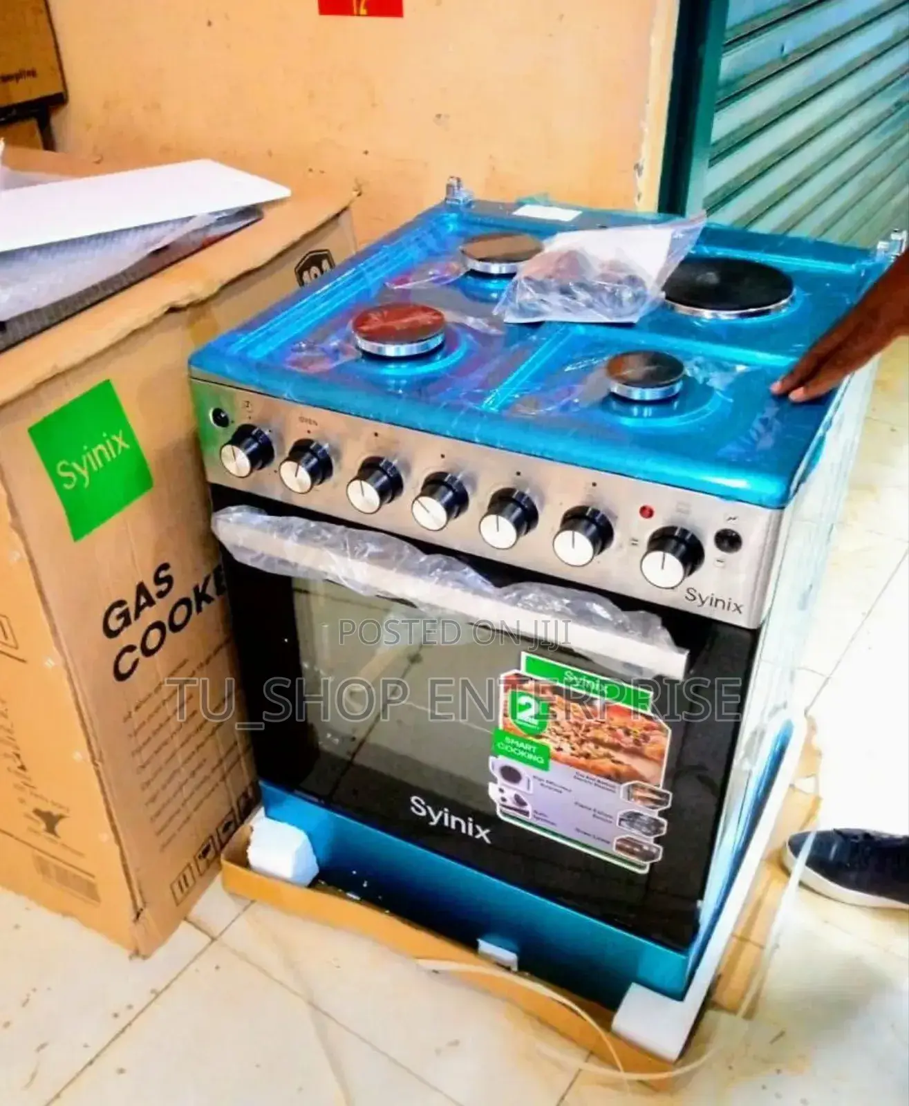 Standing Cooker Syinix 60by 60 3+1 With Electric Oven