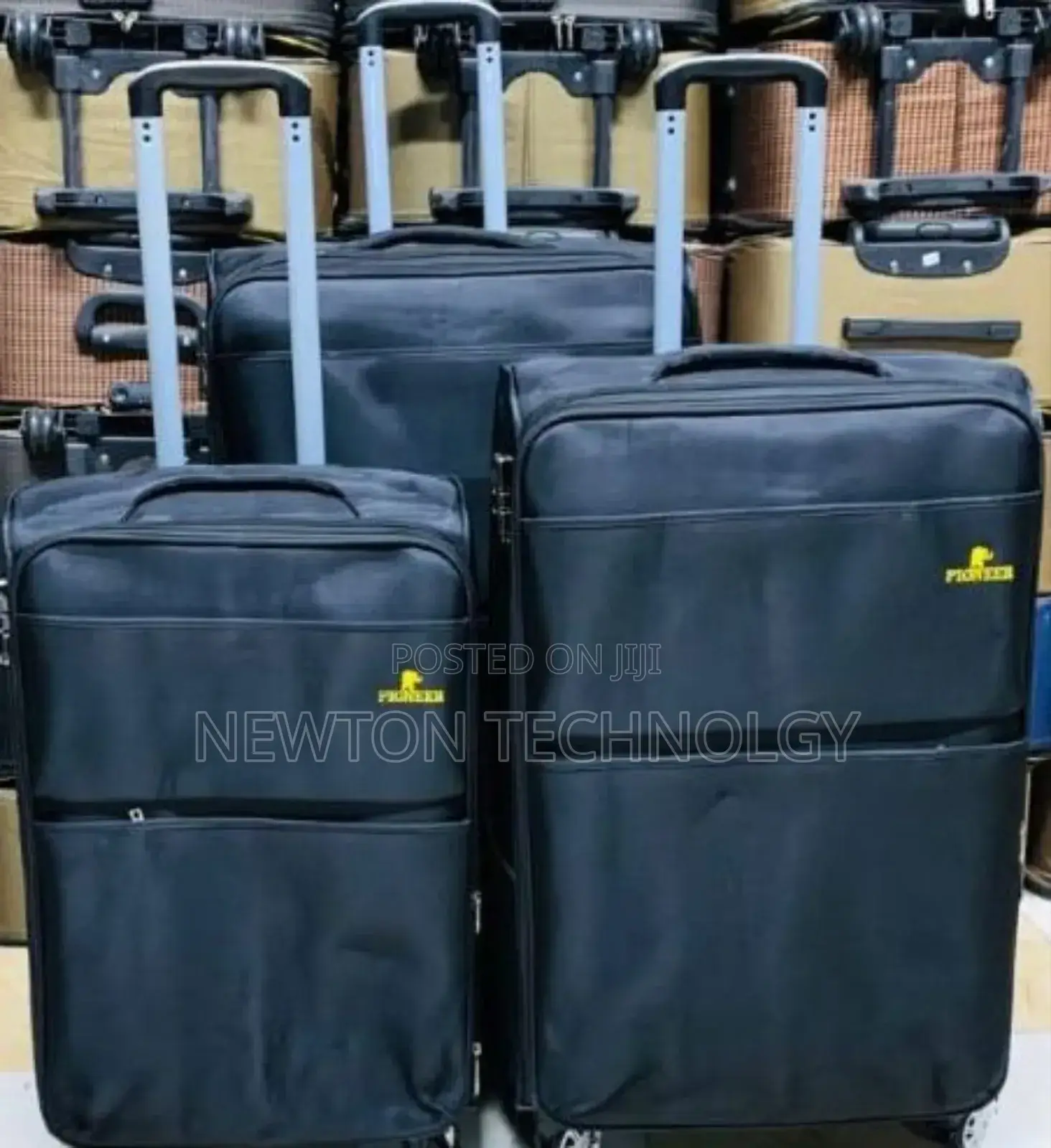 3 in 1 Fabric Laxurious Suitcase Briefcase Travel Bag