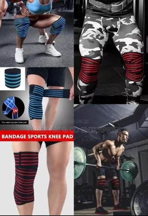 Knee Wraps a Pair. Knee Protection for Bodybuilding