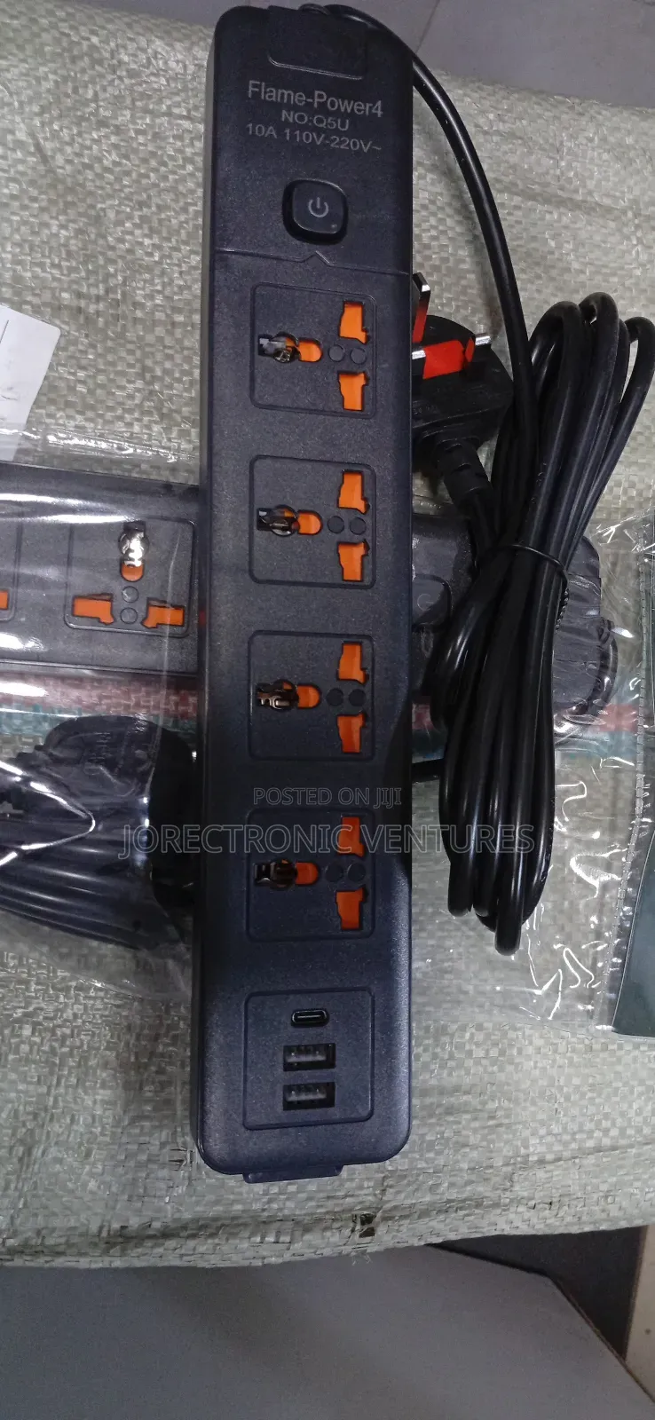 3 Meter Cable Power Socket