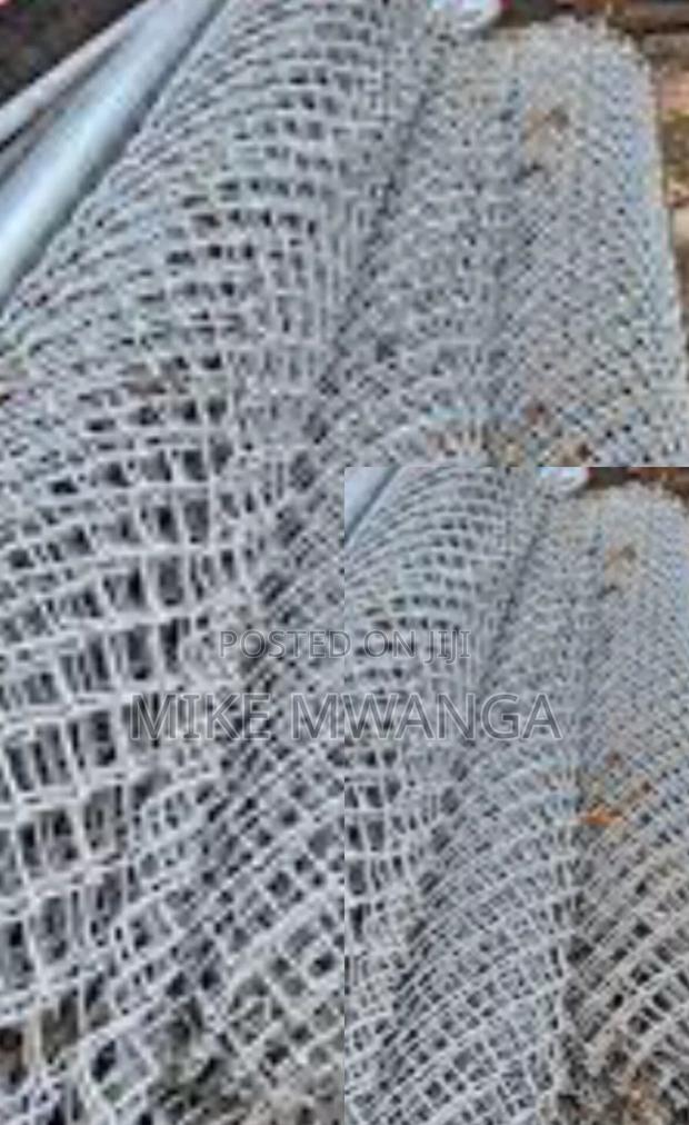 Galvanized Durable Chain Link,14g 8ft 50x50 - main view