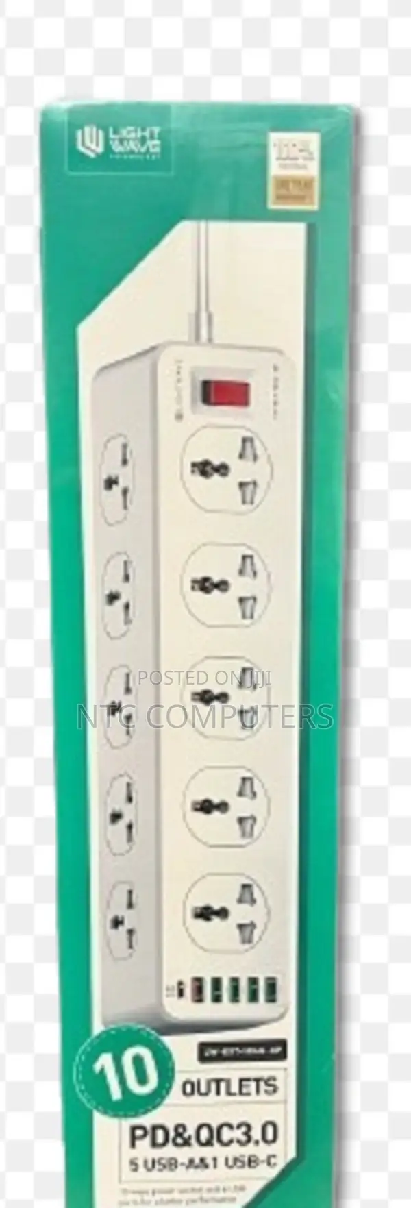 Lw-ext-106u -extension Socket - 3p /10 Way + 6 Usb Fast