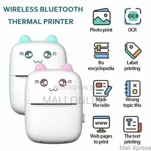 Mini Pocket Bluetooth Wireless Inkless Thermal Printer