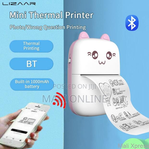 Mini Pocket Bluetooth Wireless Inkless Thermal Printer - thumbnail 7