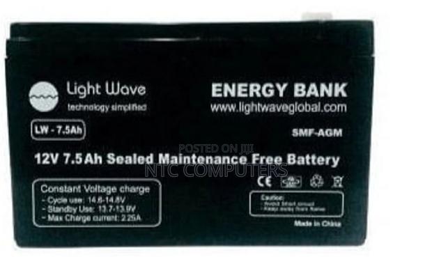 Lightwave Ups Battery 12v 7.5ah - main view