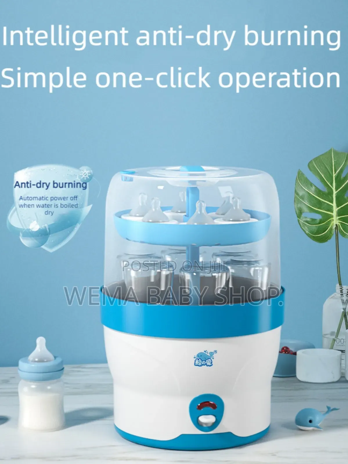 Electric Baby Bottle Sterilizer/Disinfector/Rack