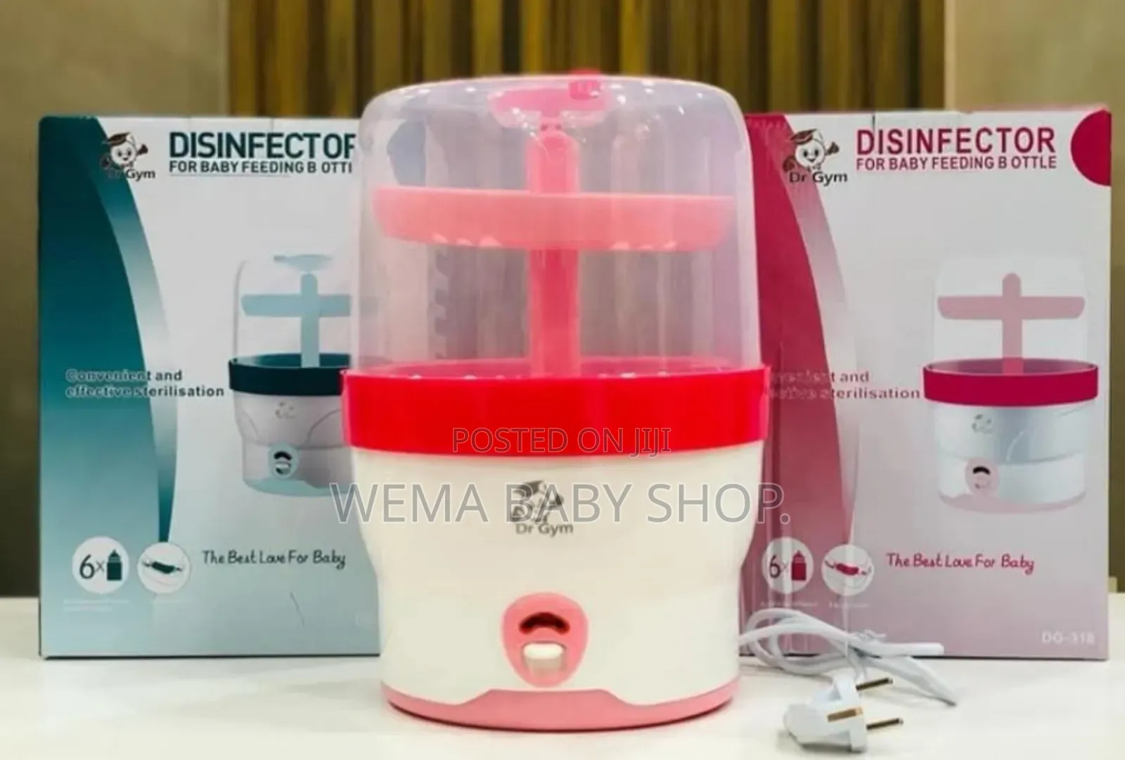 Electric Baby Bottle Sterilizer/Disinfector/Rack
