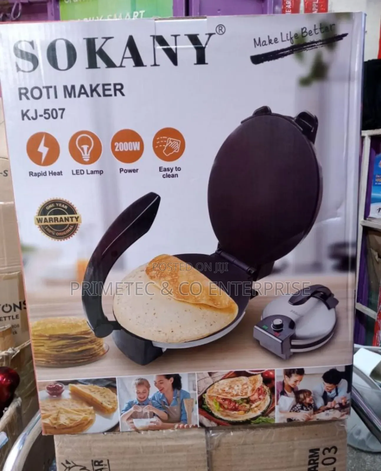 Sokany Chapati Maker/ Roti Maker