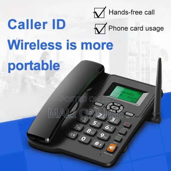 Bontel T1000 Gsm Wireless Landline Phone 3000mah Dual Sim