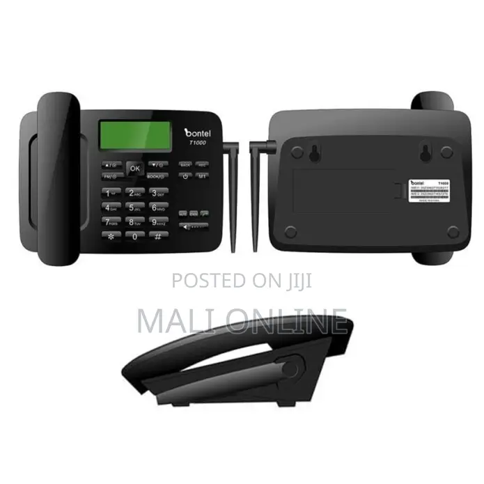 Bontel T1000 Gsm Wireless Landline Phone 3000mah Dual Sim