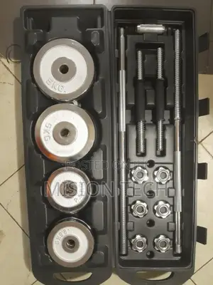 Adjustable 50kgs Dumbbell to Barbell Set With Carry Case 