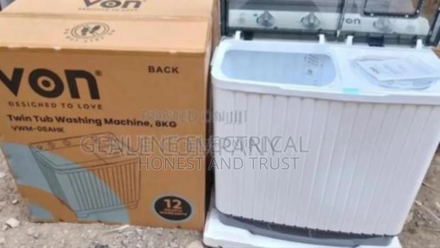 Von 8kg Twin Tub Washing Machine