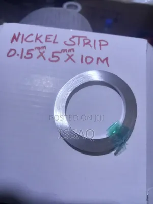 Nickel Strip 10m by 0.15mm by 5mm