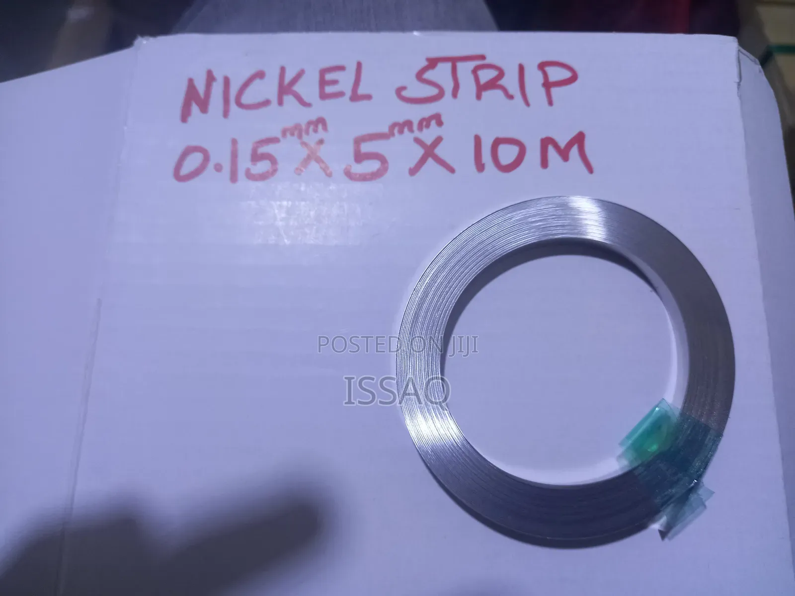 Nickel Strip 10m by 0.15mm by 5mm