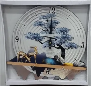 42x42cm Elegant Style ~6064~ Wall Mounted Decor Wall Clock