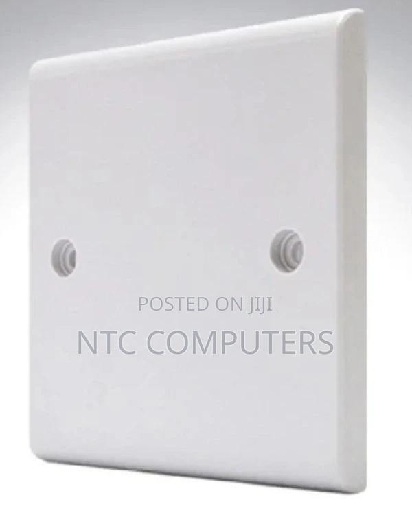 Blank Twin Cover Plate