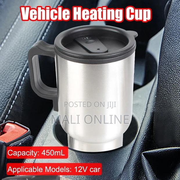 12v Electric Car Mug Stainless Steel 450ml - thumbnail 6