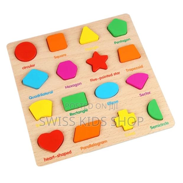 Montessori Learning Shapes / Wooden Learning Shapes