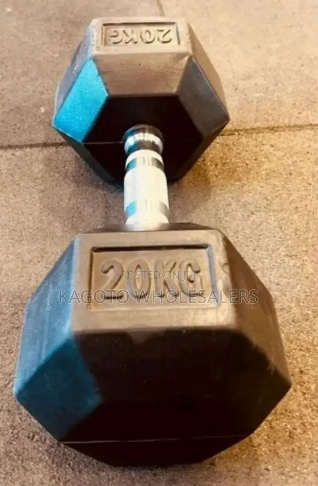 Restocked. Single Dumbells. 20kgs Hex Dumbbells