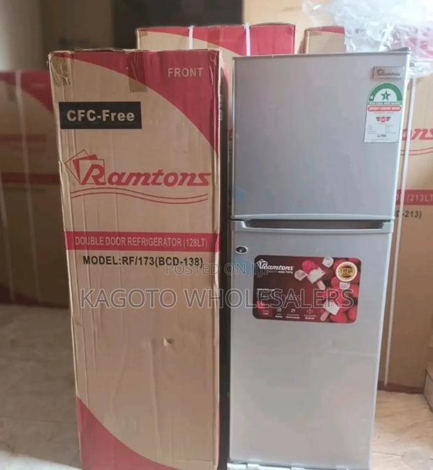 Ramtons Double Door Refrigerator 213l Grey R213gr