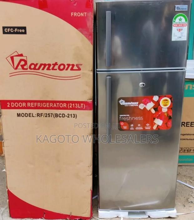 Ramtons Fridge Double Fridge 128litres Silver R128fr/R