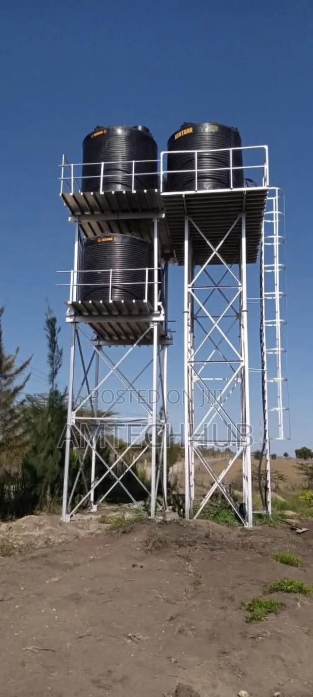 Steel Water Towers_holding 10,000litres