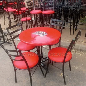 Restaurant Dining Set Red Colour.