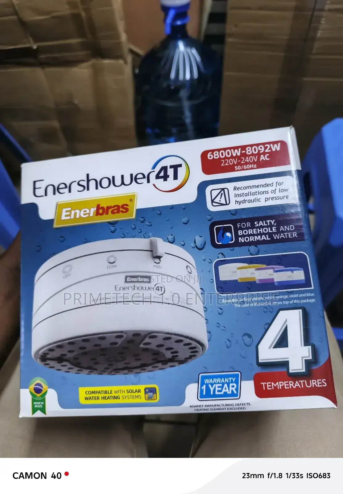 4 T Showerhead