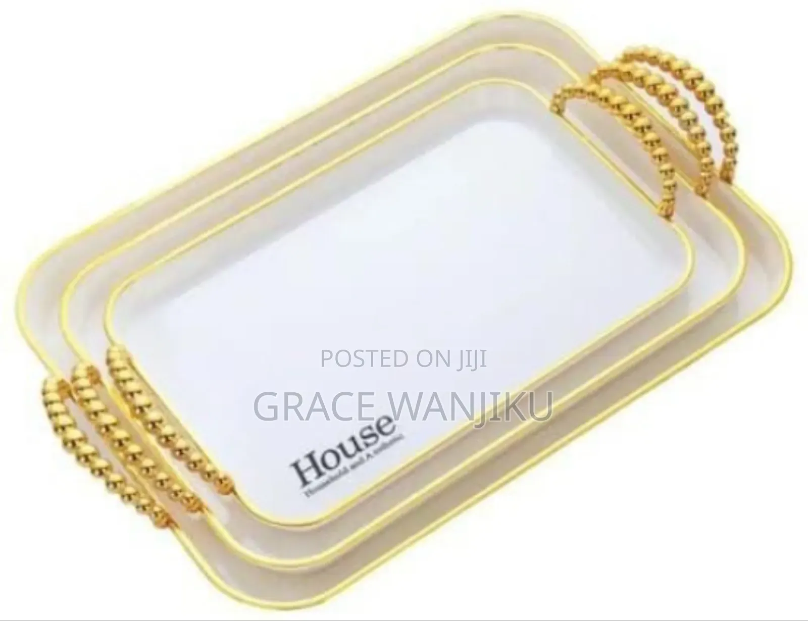Acrylic 3 Pcs Tray