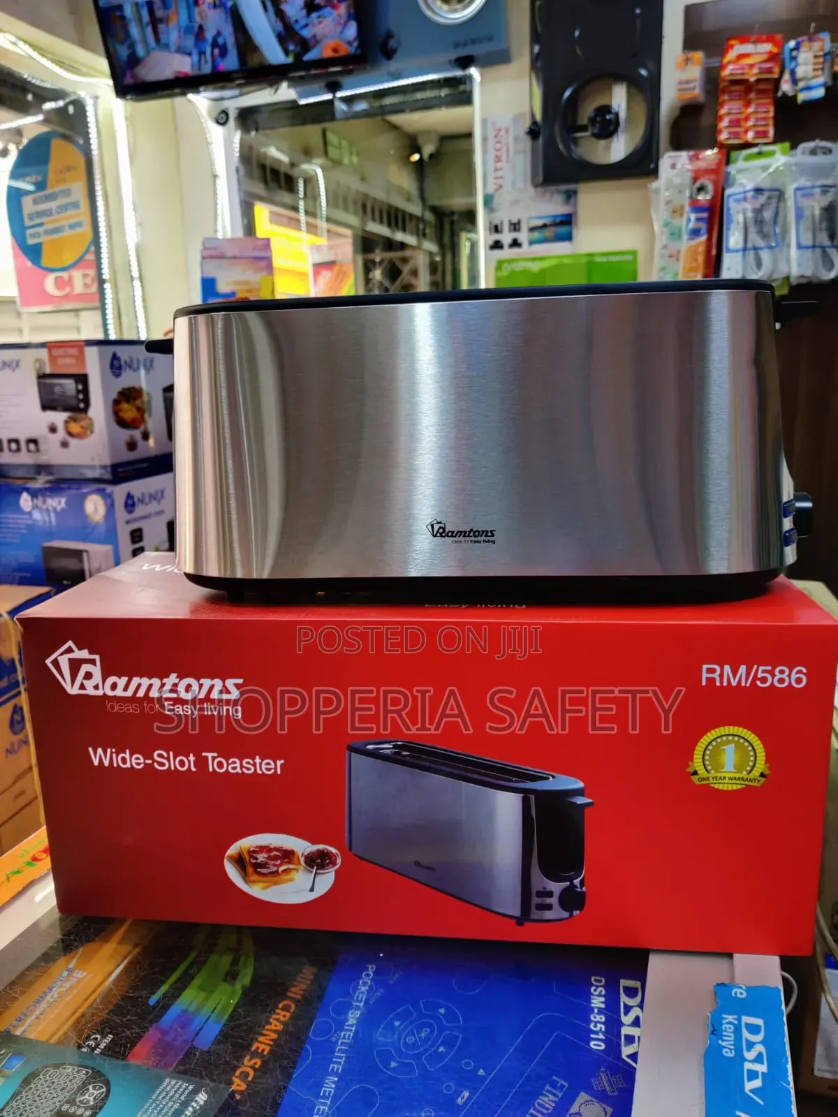 Wide Slot Toastet- Ramtons
